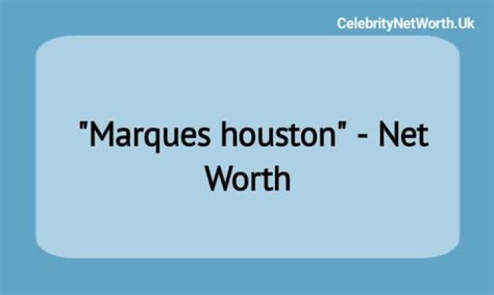 Marques Houston Net Worth | Celebrity Net Worth