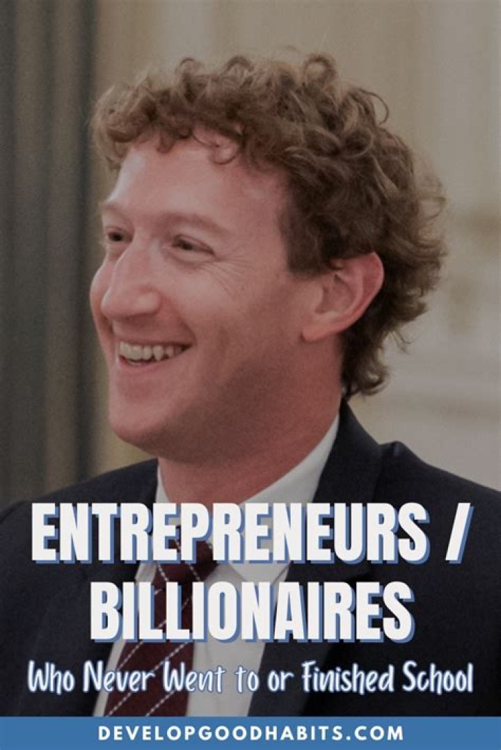 Self Made Billionaires Who Never Went To College