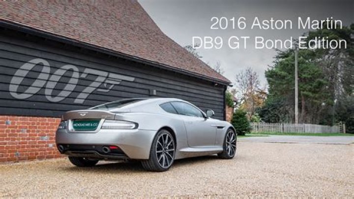 The Extremely Limited Aston Martin DB9 GT Bond Edition
