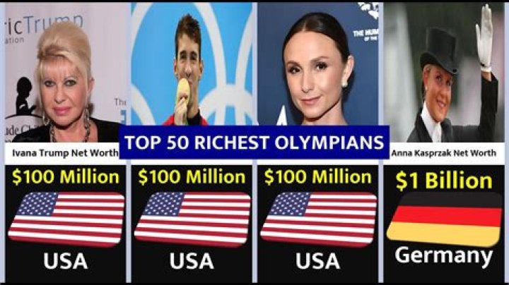 Top 50 Richest Olympians