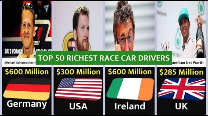 Top 50 Richest Race Car Drivers