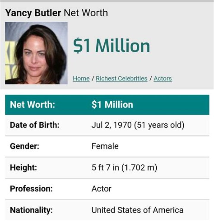 Yancy Butler Net Worth | Celebrity Net Worth